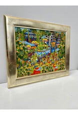 Framed Balinese Painting, sgnd Wayan Pugur