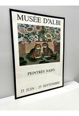 Peintres Naifs at Musee Toulouse-Latrec, Albi France, framed poster