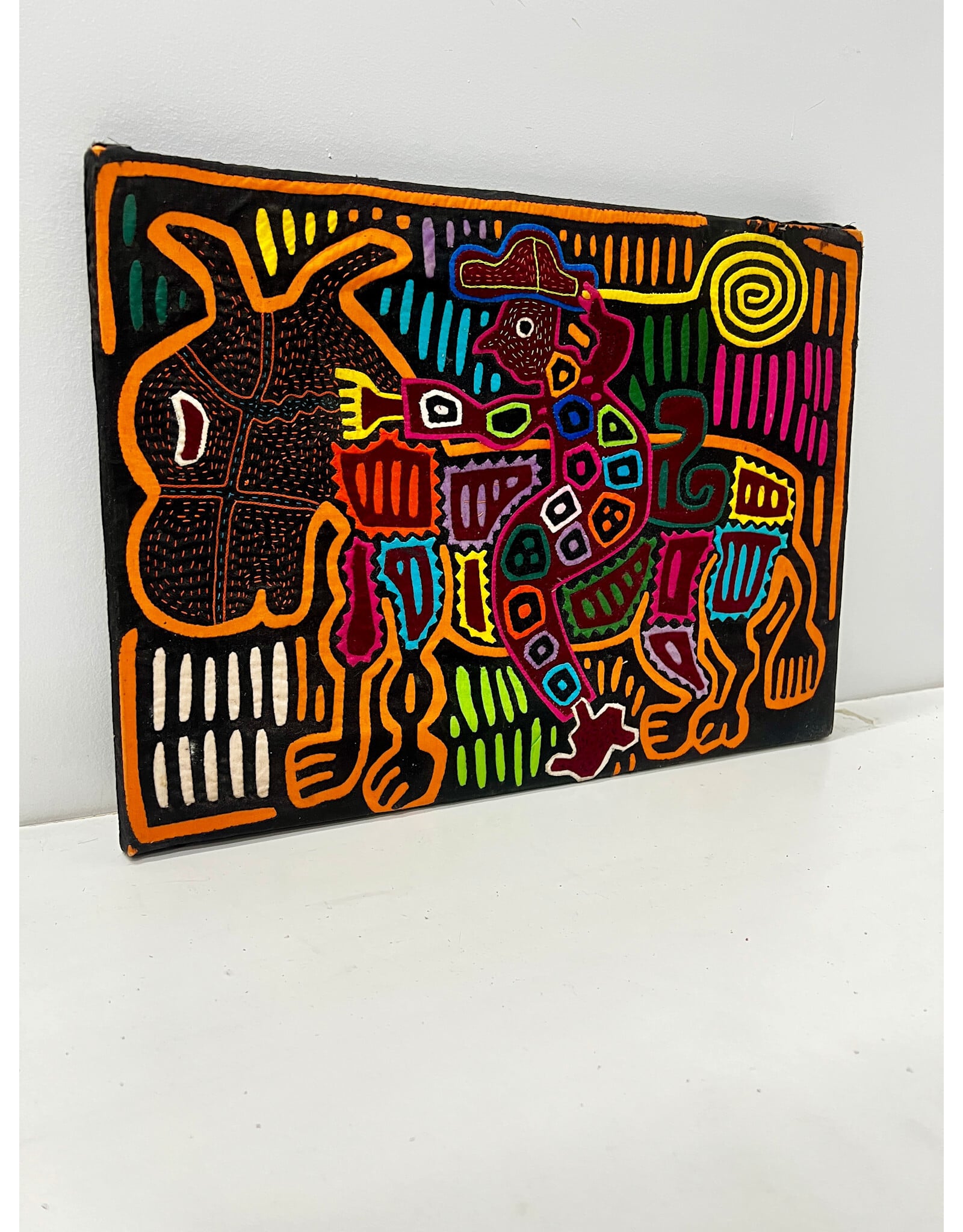Vintage Mola Textile Art