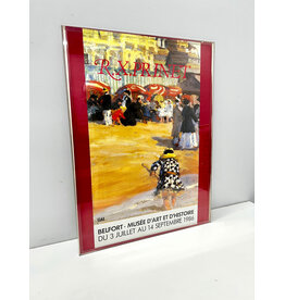 Framed Rene-Xavier Prinet Exhibition Poster