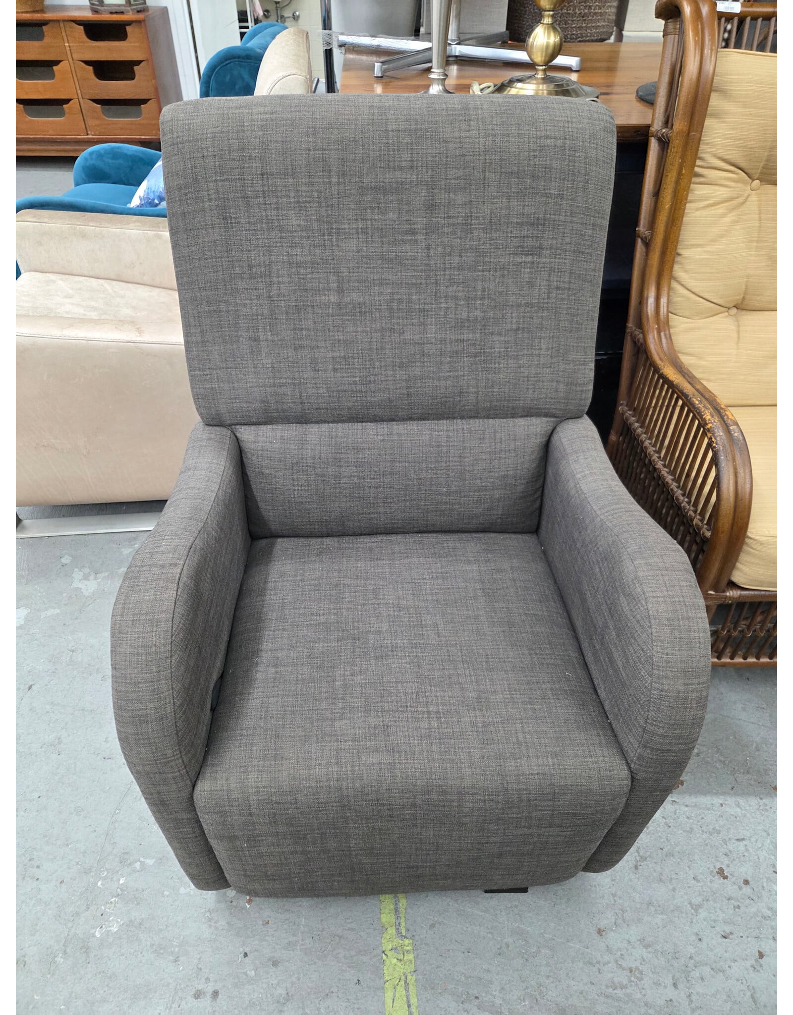 Gray Glider Armchair
