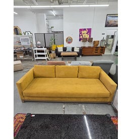 Yellow Velvet Sofa