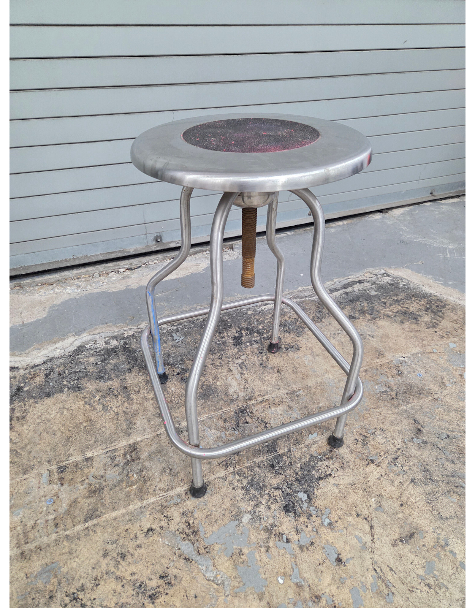 Stainless Steel Revolving Lab Stool