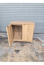 Modern Faux Wood Storage Cabinet