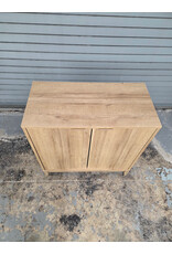 Modern Faux Wood Storage Cabinet