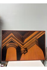 Columns, painting on canvas, sgnd. Frattolillo 1989