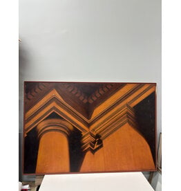 Columns, painting on canvas, sgnd. Frattolillo 1989