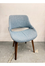 Lumisource Powder Blue Scoop 'n' Swoop Side Chair