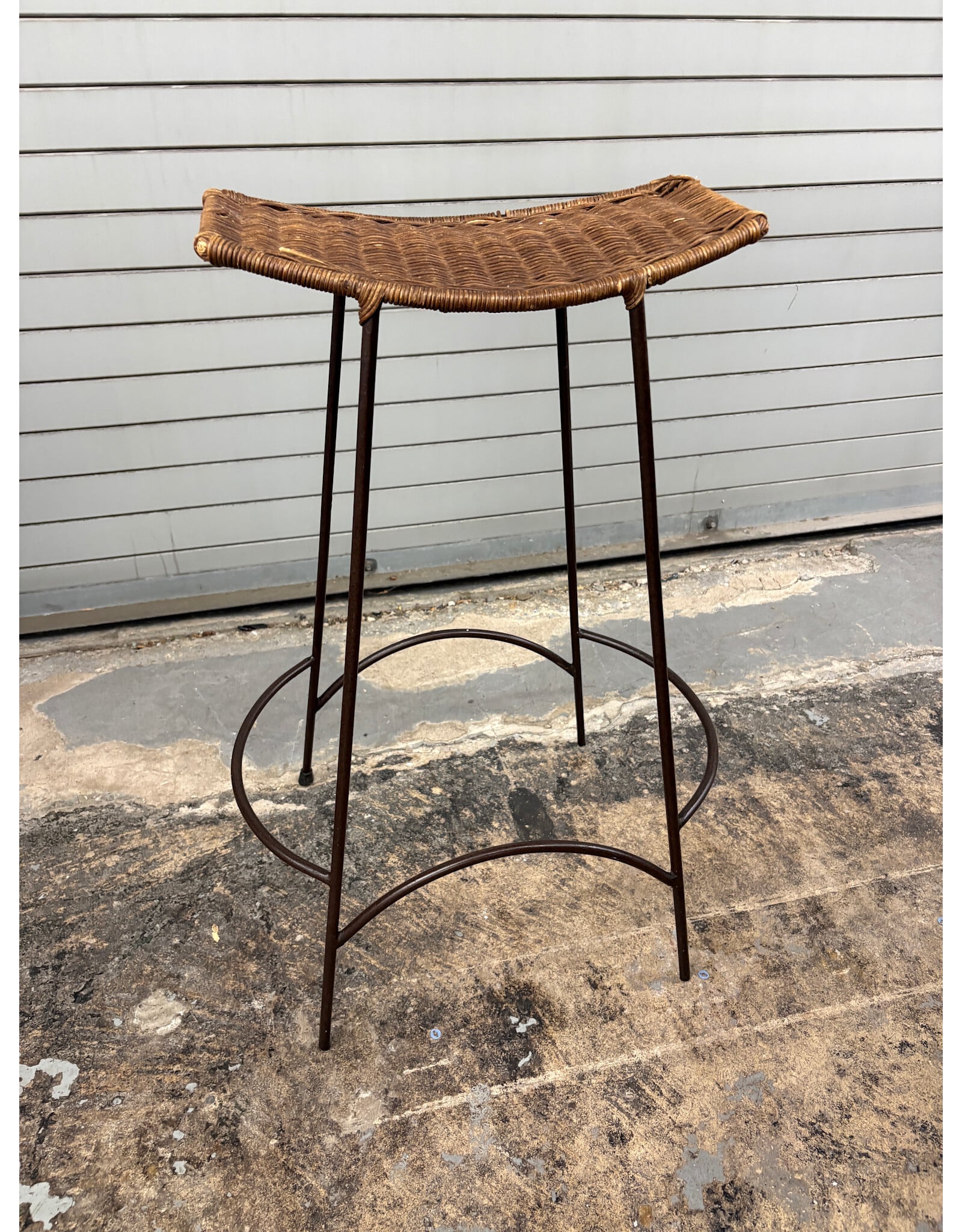Vintage Arthur Umanoff Style Stool