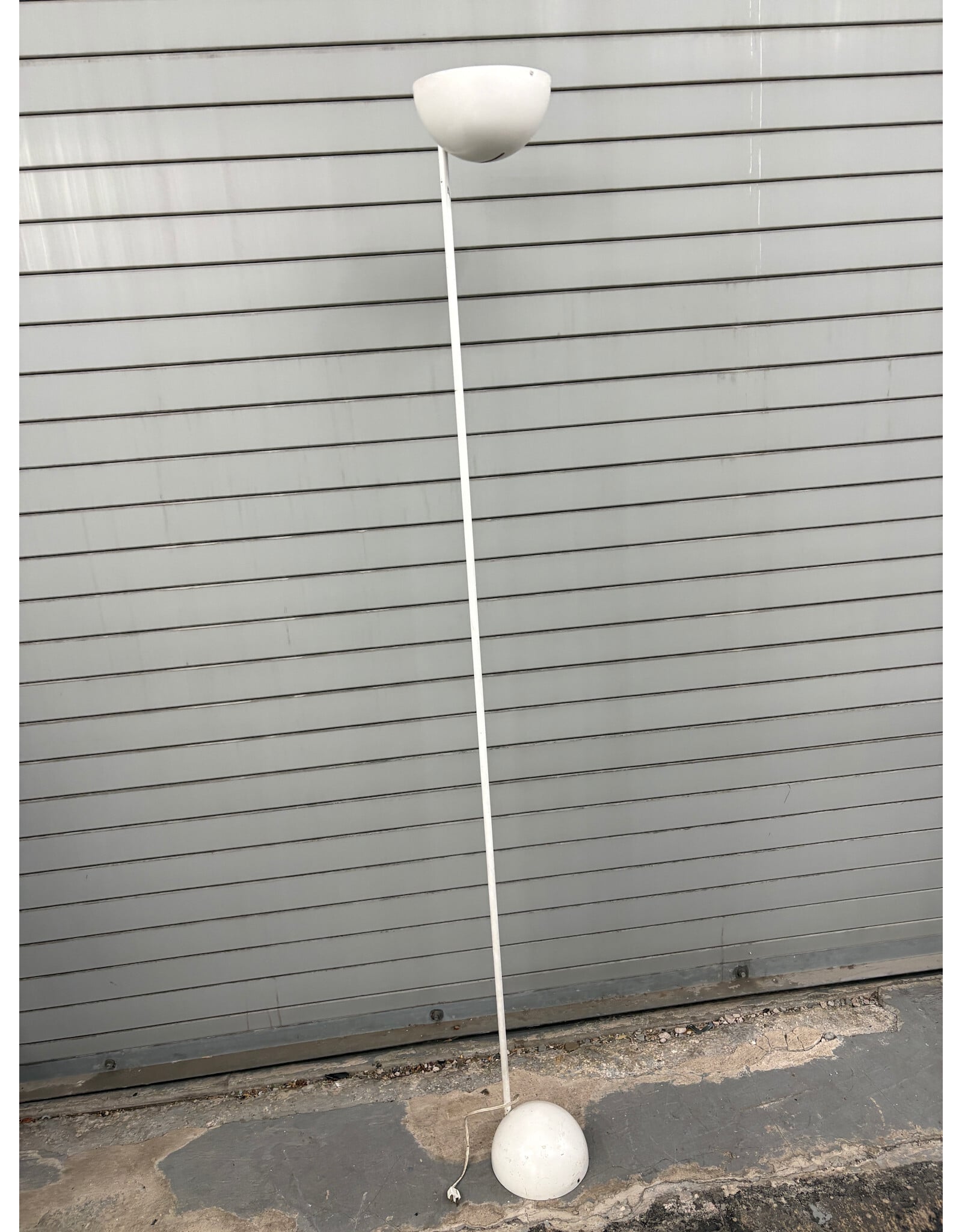 Vintage Minimalist White Dome Floor Lamp