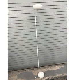 Vintage Minimalist White Dome Floor Lamp