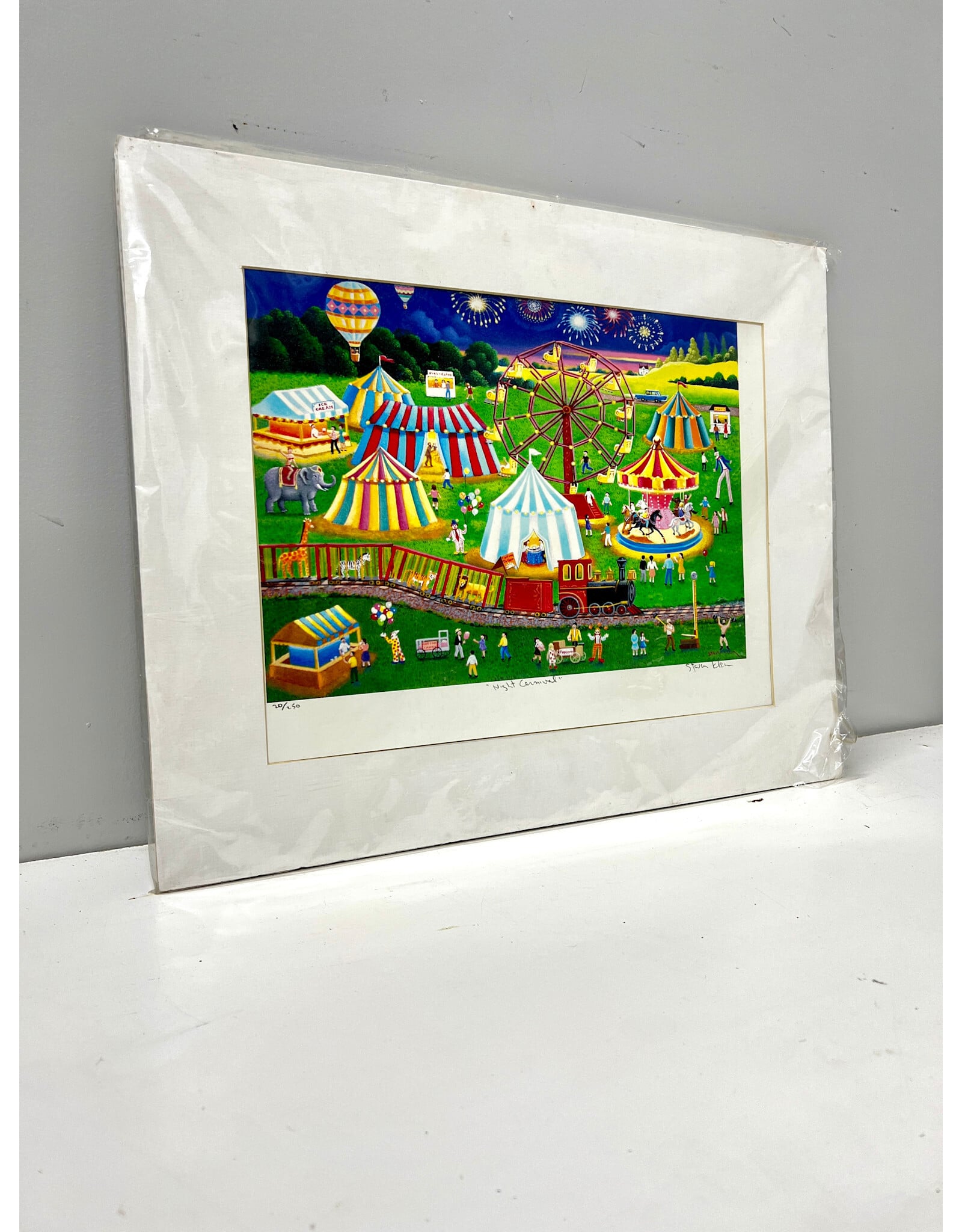 Night Carnival, framed print 20/250, sgnd Steven Klein