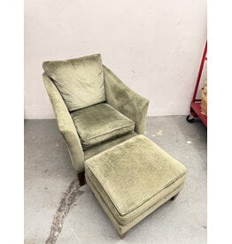 Ethan Allen Sage Green Lounge Chair