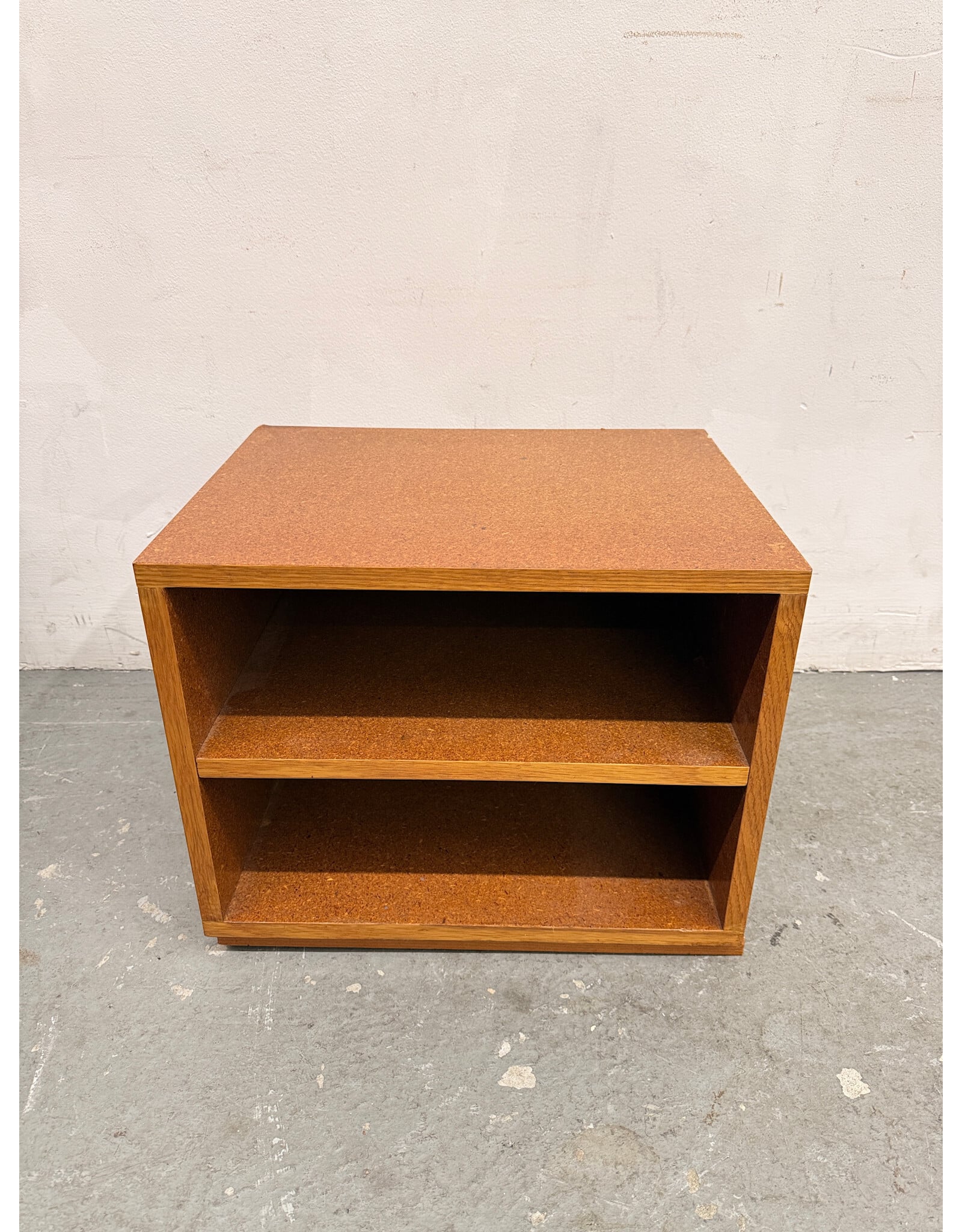 Mid-Century Modern Danish Style Low Wooden Bookcase
