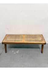 Jeanne Jenerett Rattan Bench