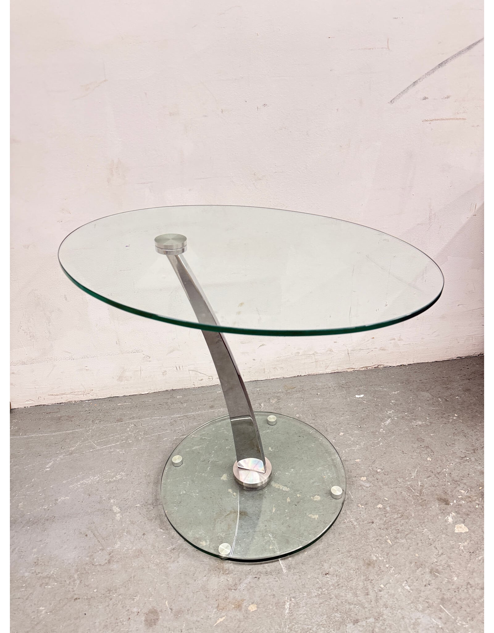 Modern Scoop Style Accent Table