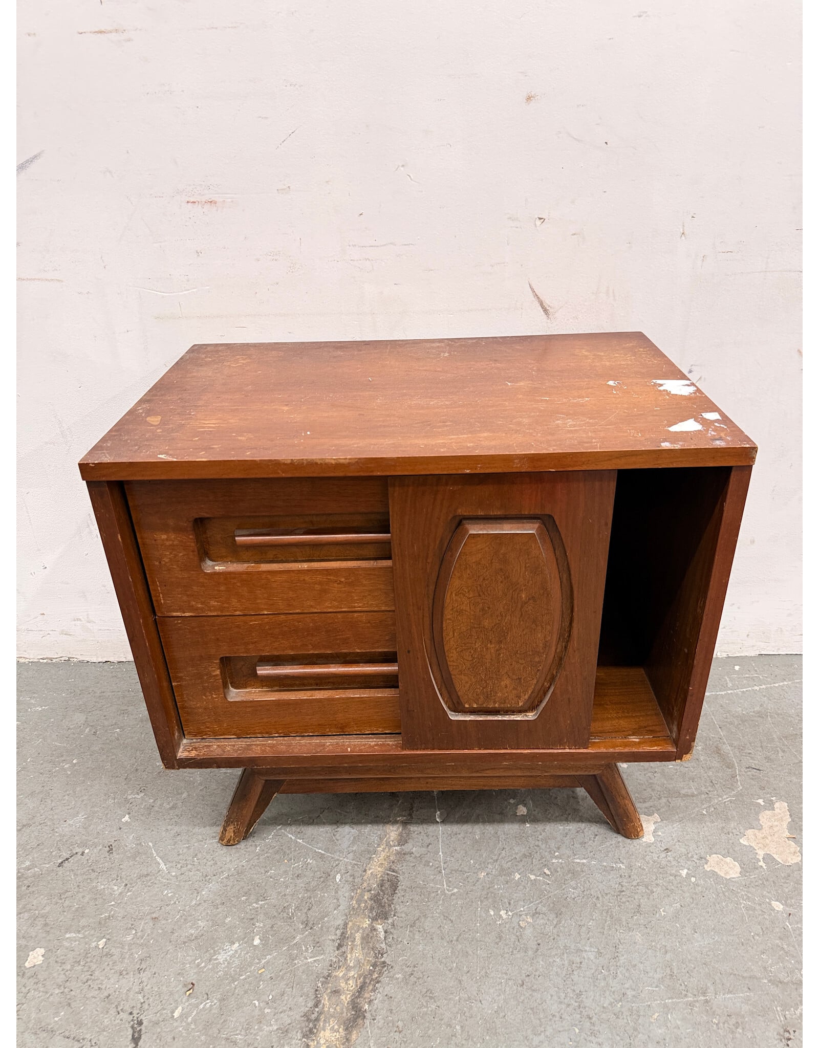 Young Manufacturing MCM Walnut Nightstand