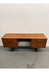 Danish Modern Teak 4-Drawer Desk/Console