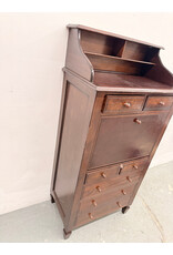 Antique Secretary Desk with Fall Front Writing Shelf