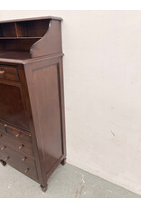 Antique Secretary Desk with Fall Front Writing Shelf