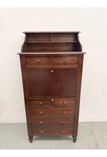 Antique Secretary Desk with Fall Front Writing Shelf