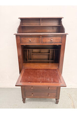 Antique Secretary Desk with Fall Front Writing Shelf