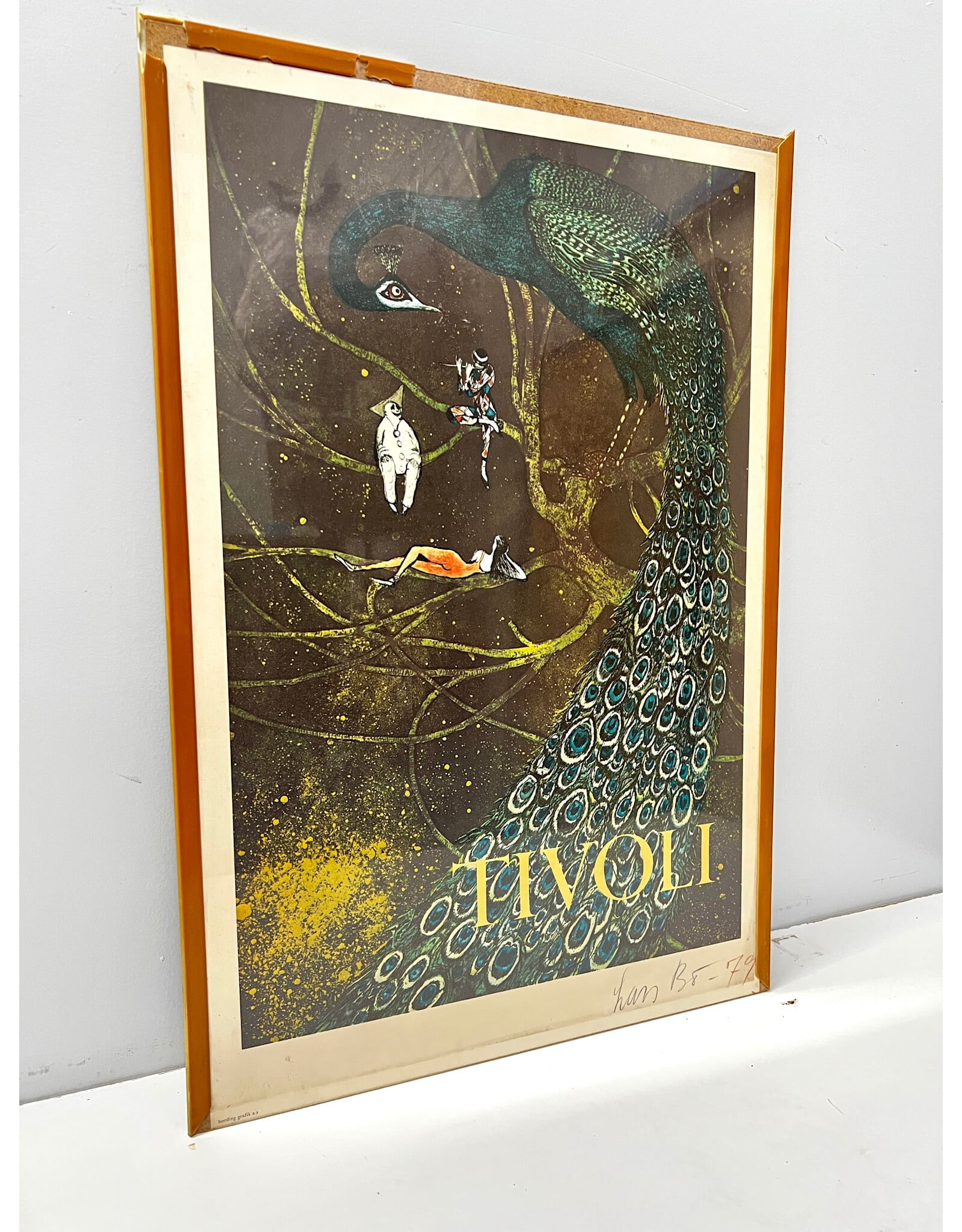Vintage 1979 Tivoli Gardens Poster