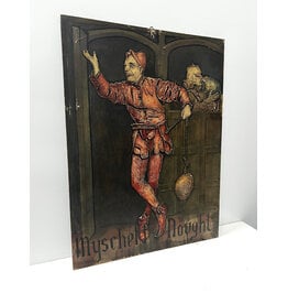 Myscheff Nought, medieval style painting on board