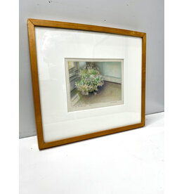 Study for "Mid-Summer Daisies" 1987, framed print, sgnd Simon Dinnerstein