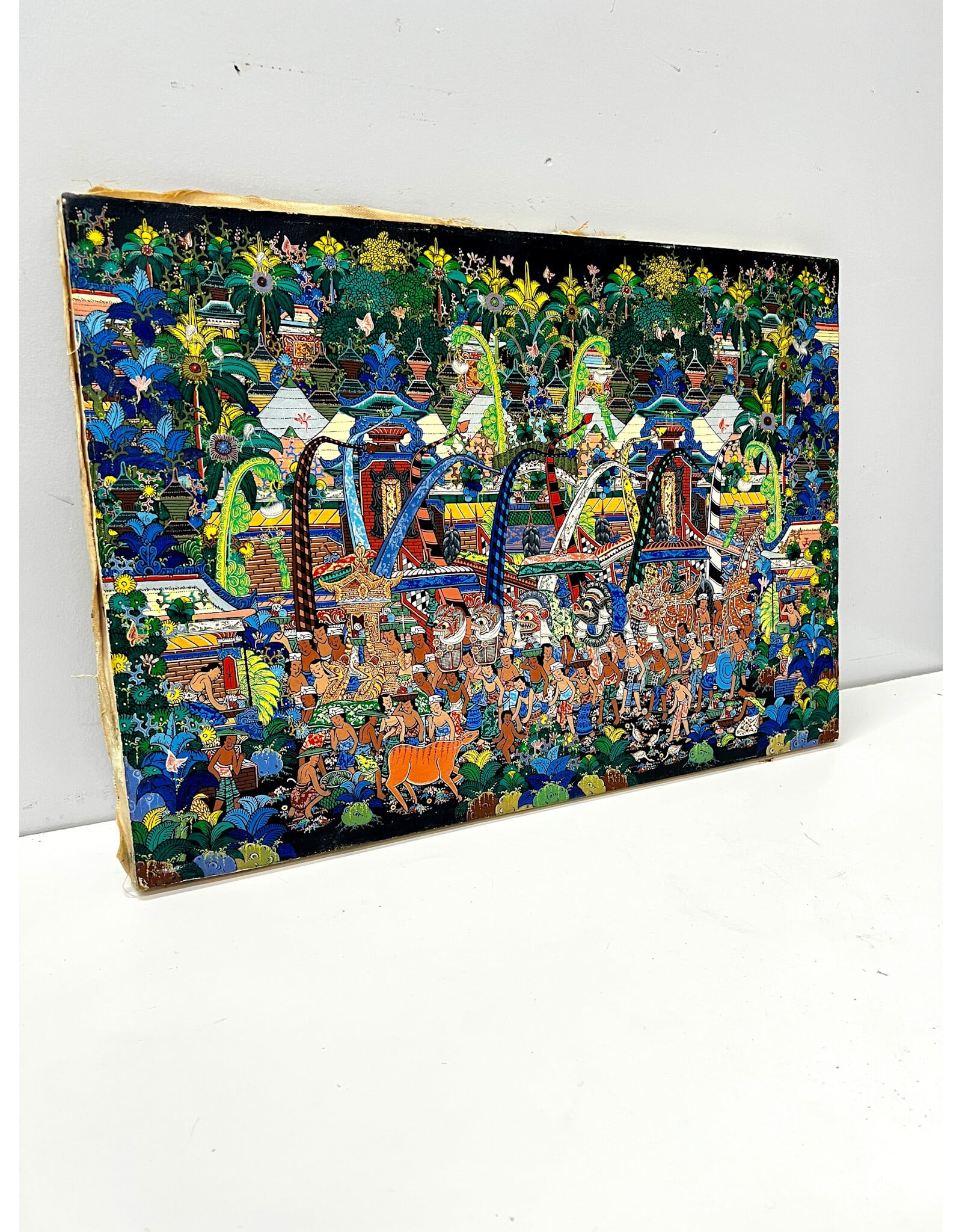 Balinese Folk Art, painting on canvas