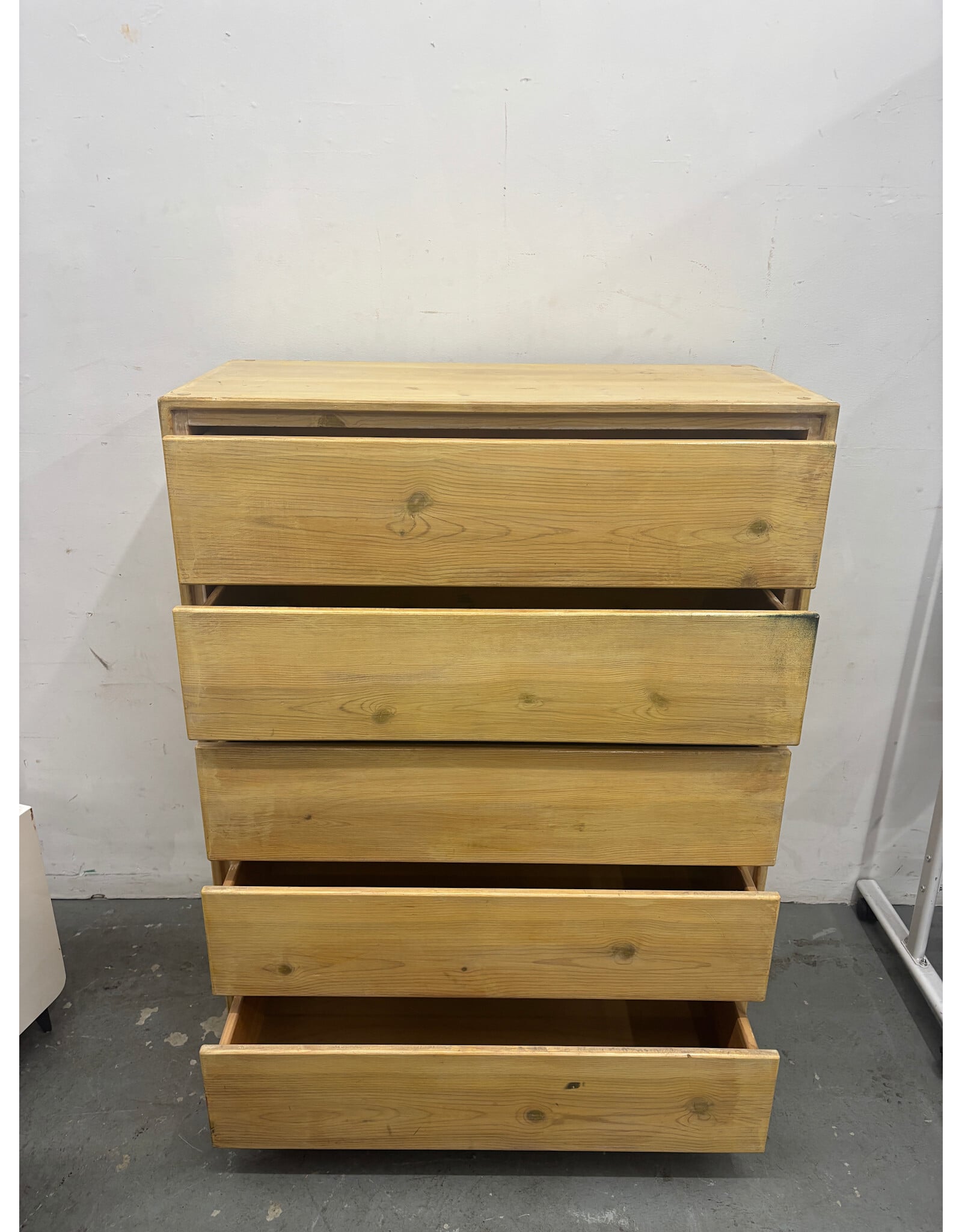 Vintage Pine Tallboy Dresser
