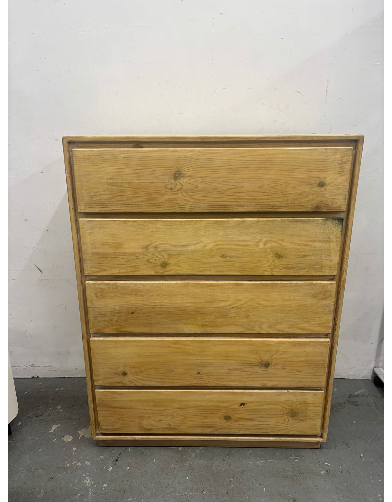 Vintage Pine Tallboy Dresser