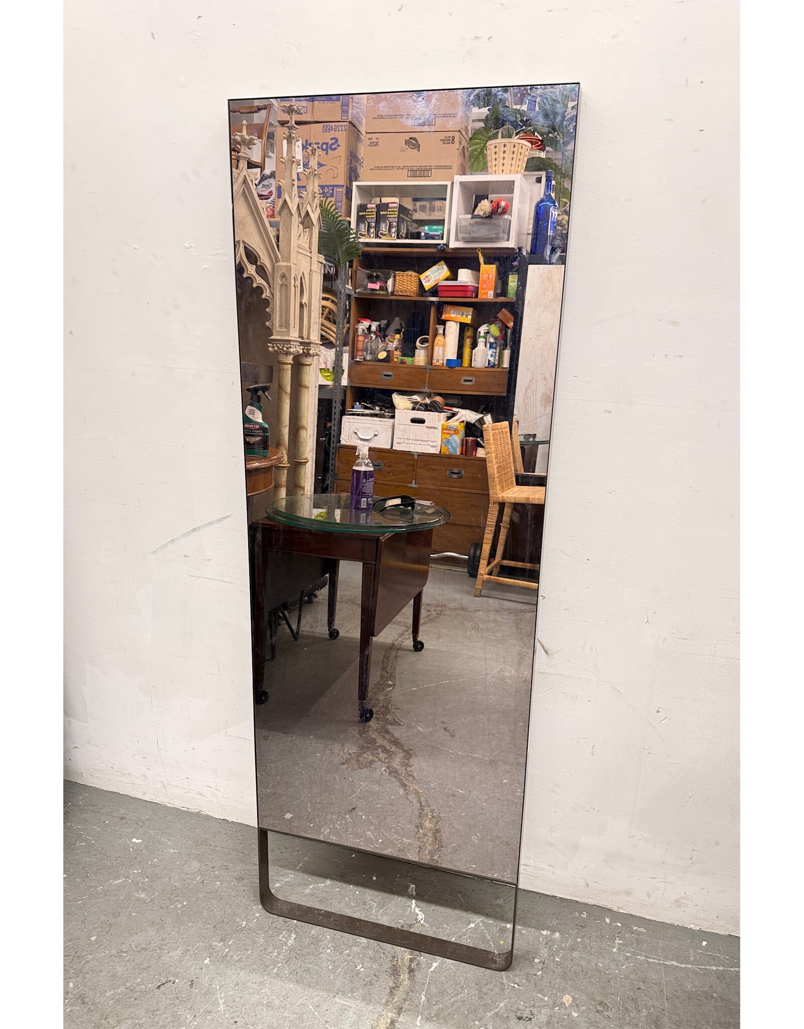Fitness Mirror with Gap At Bottom