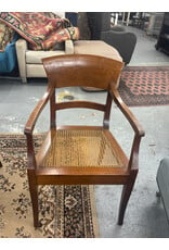 1920s Italian ‘Biedermeier Style’ Captains Chair With Cane Seat
