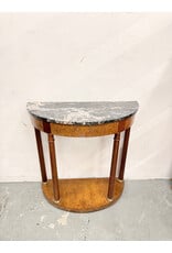 Marble Half Moon Entryway Table