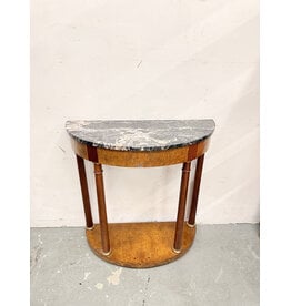 Marble Half Moon Entryway Table