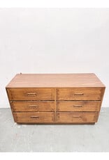 Danish MCM Walnut 6 Drawer Dresser