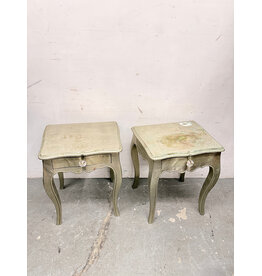 Mirrored French Provincial Style Side Table