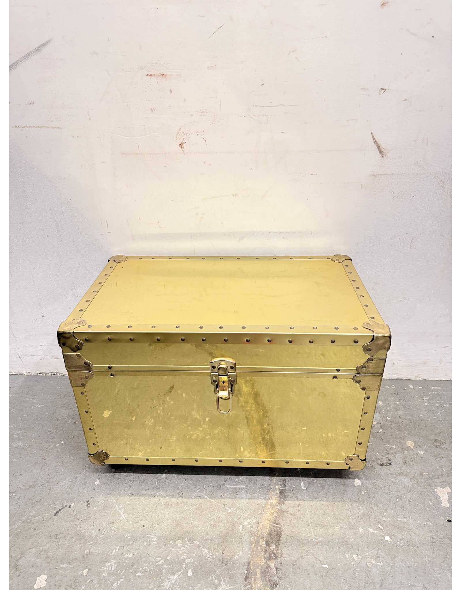 1950s Hollywood Gold Bachelor Chest