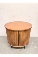 Castlery Harper Side Table with Fluted Sliding Doors