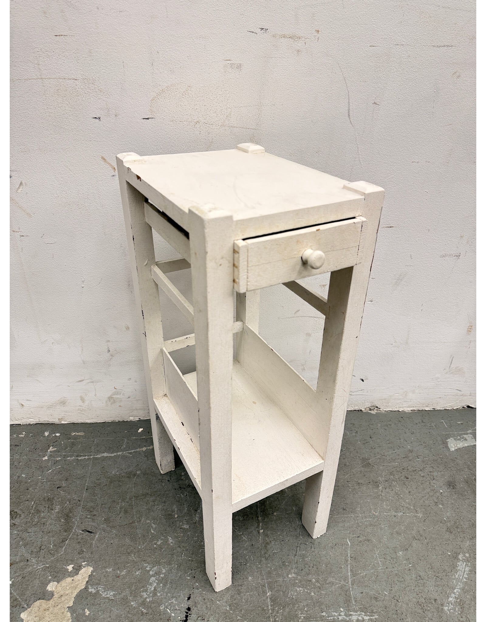 Painted Wood Side Table