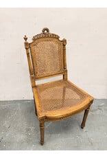 Vintage Italian Style Carved Wood Chair