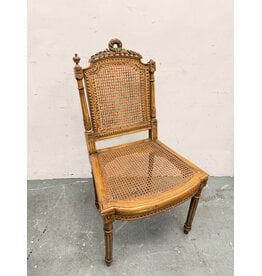 Vintage Italian Style Carved Wood Chair
