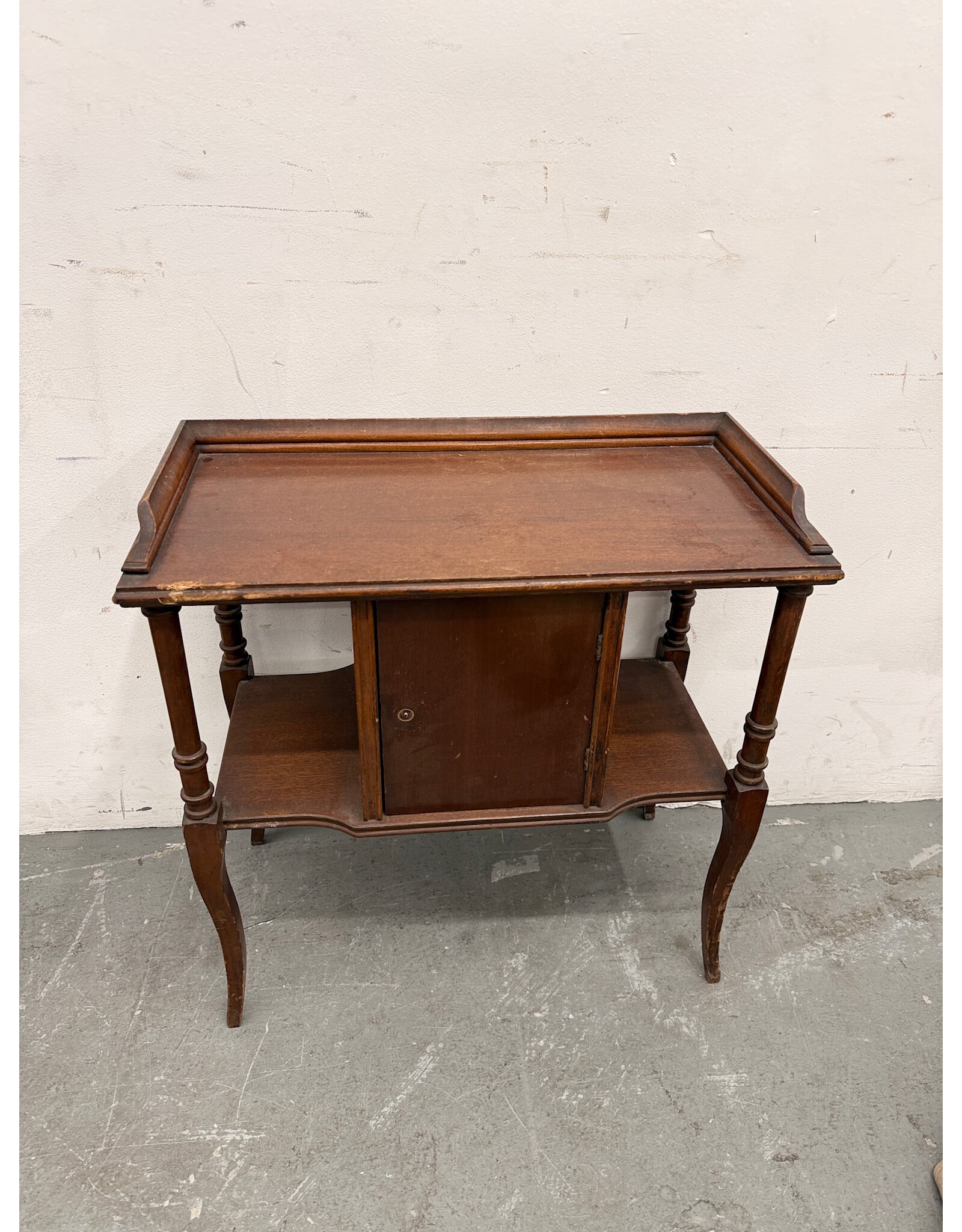 Antique Style Wood Small Console Table