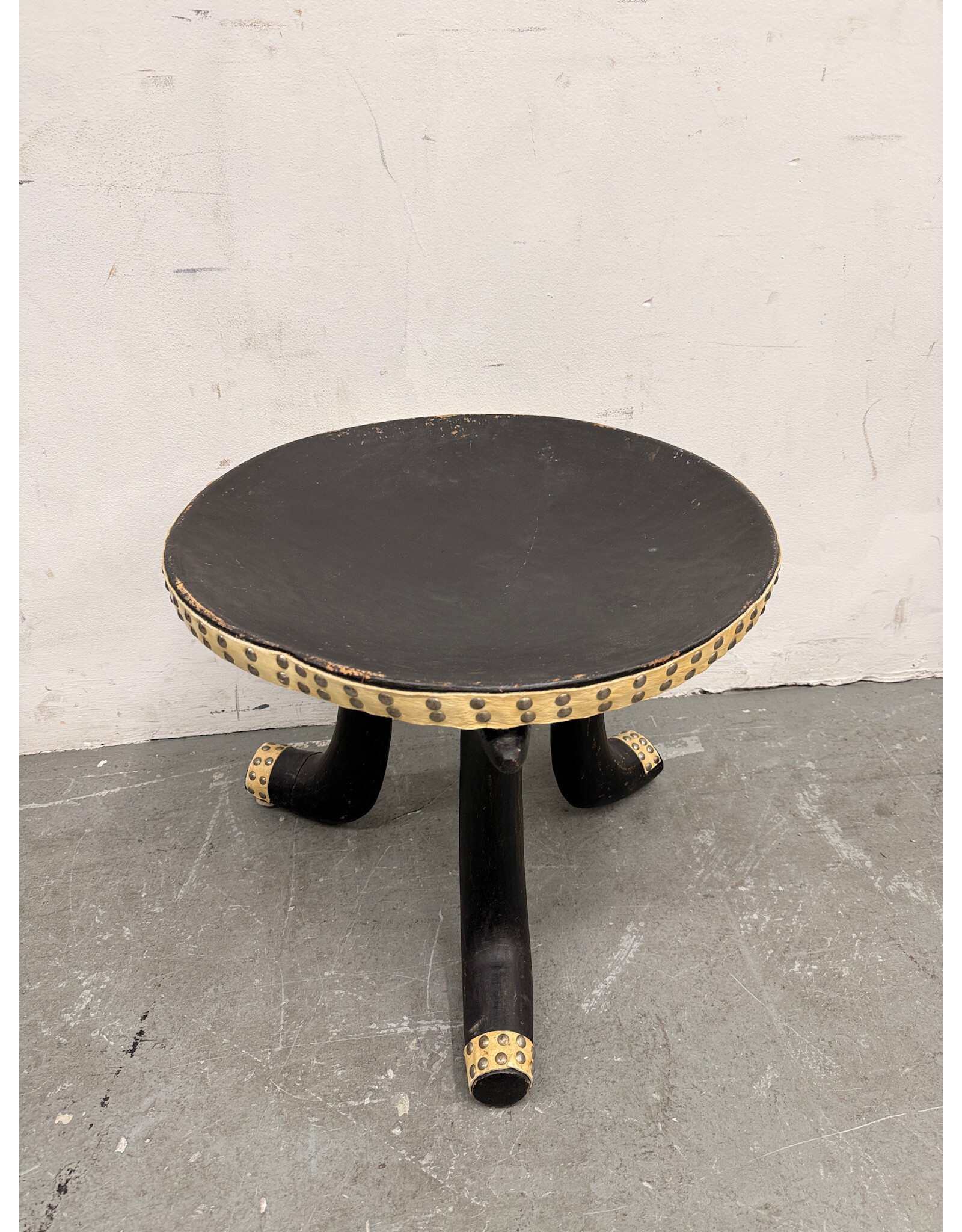 African-Inspired Tripod Table
