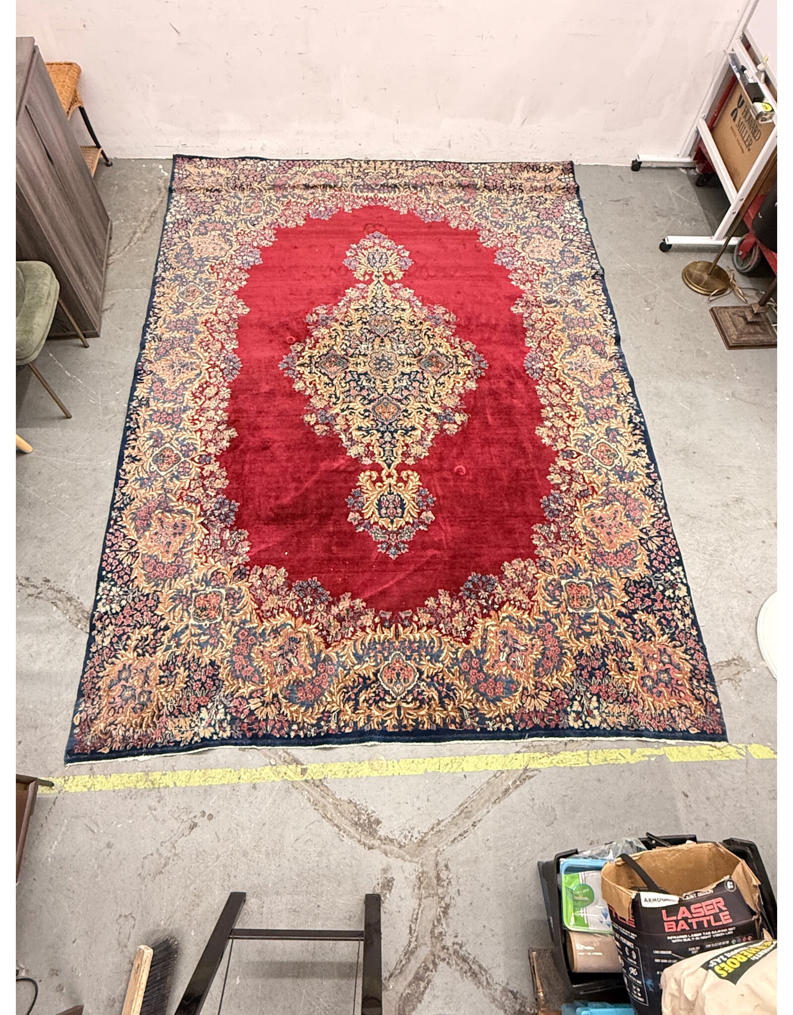 Vintage Karastan Kirman Rug