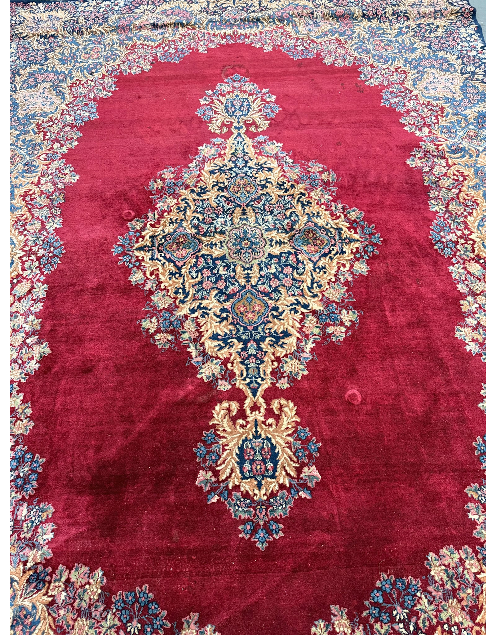 Vintage Karastan Kirman Rug