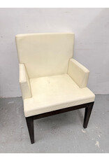 White Leather Armchair