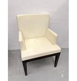 White Leather Armchair