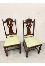 Antique Jacobean Style Oak Dining Chair